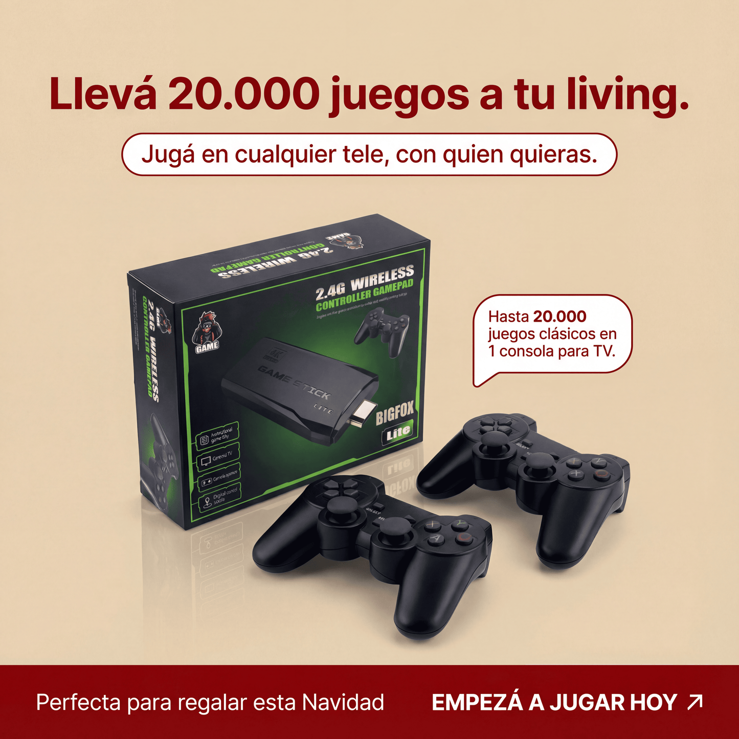 CONSOLA 20.000 JUEGOS