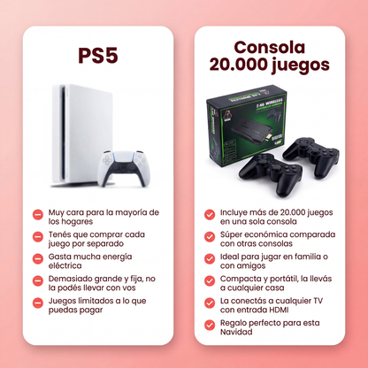 CONSOLA 20.000 JUEGOS