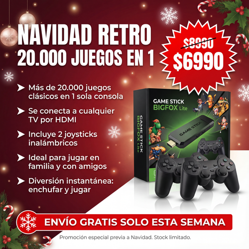 CONSOLA 20.000 JUEGOS