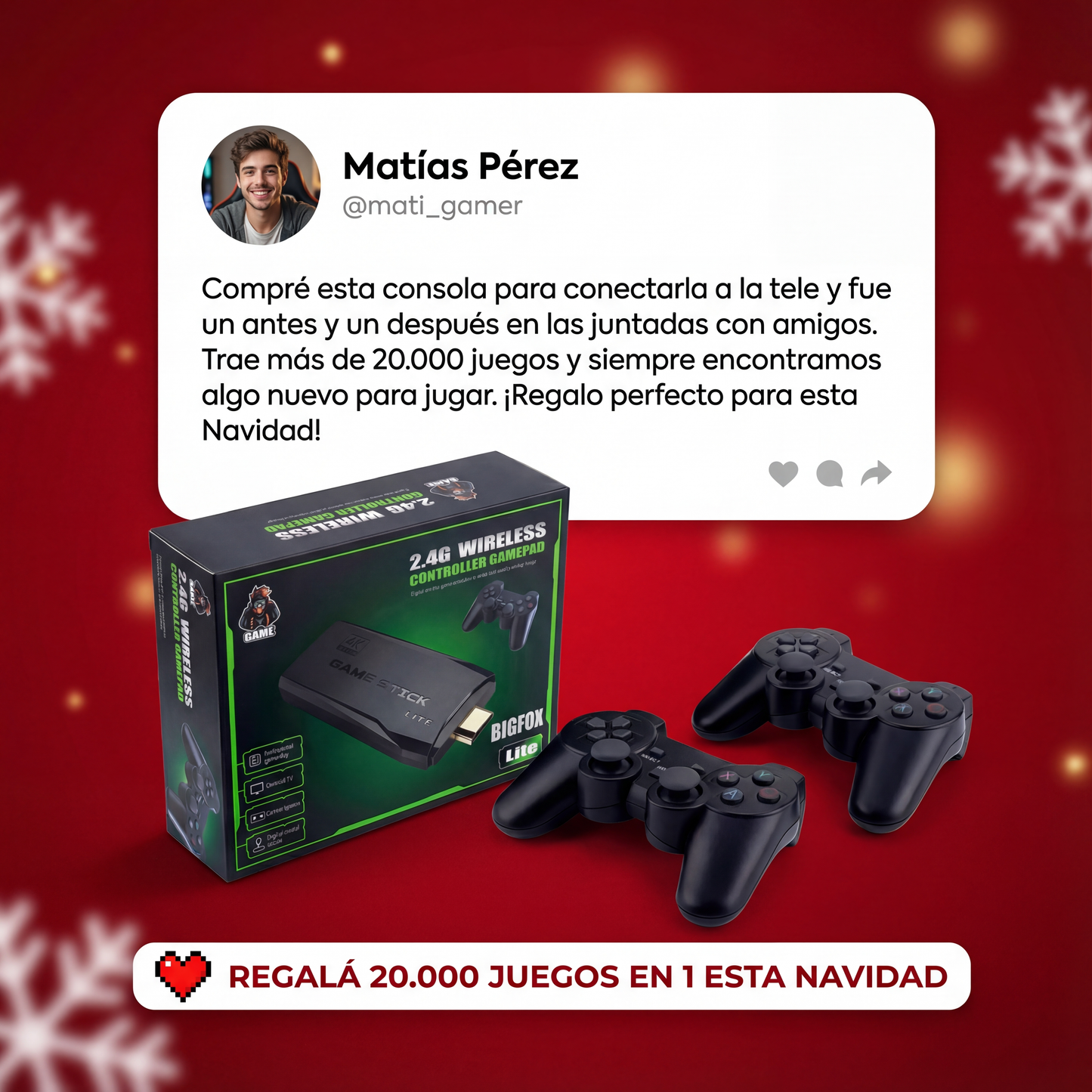 CONSOLA 20.000 JUEGOS